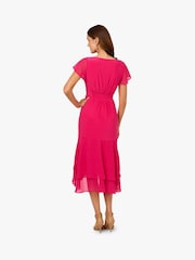 Adrianna Papell Pink Combo Short Dress - Image 2 of 5