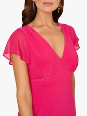 Adrianna Papell Pink Combo Short Dress - Image 4 of 5