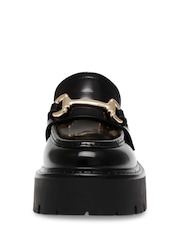 Steve Madden LandoCN Leather Black Loafers - Image 4 of 6