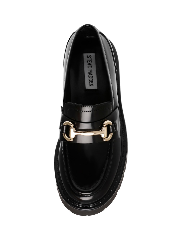Steve Madden LandoCN Leather Black Loafers - Slika 6 iz 6 Steve Madden LandoCN Leather Black Loafers - Slika 6 iz 6