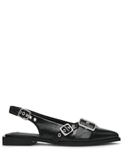 Steve Madden Black Grezly Slingbacks Shoes - Image 1 of 6