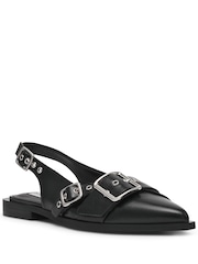 Steve Madden Black Grezly Slingbacks Shoes - Image 2 of 6