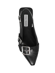 Steve Madden Black Grezly Slingbacks Shoes - Image 4 of 6