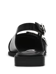 Steve Madden Black Grezly Slingbacks Shoes - Image 6 of 6