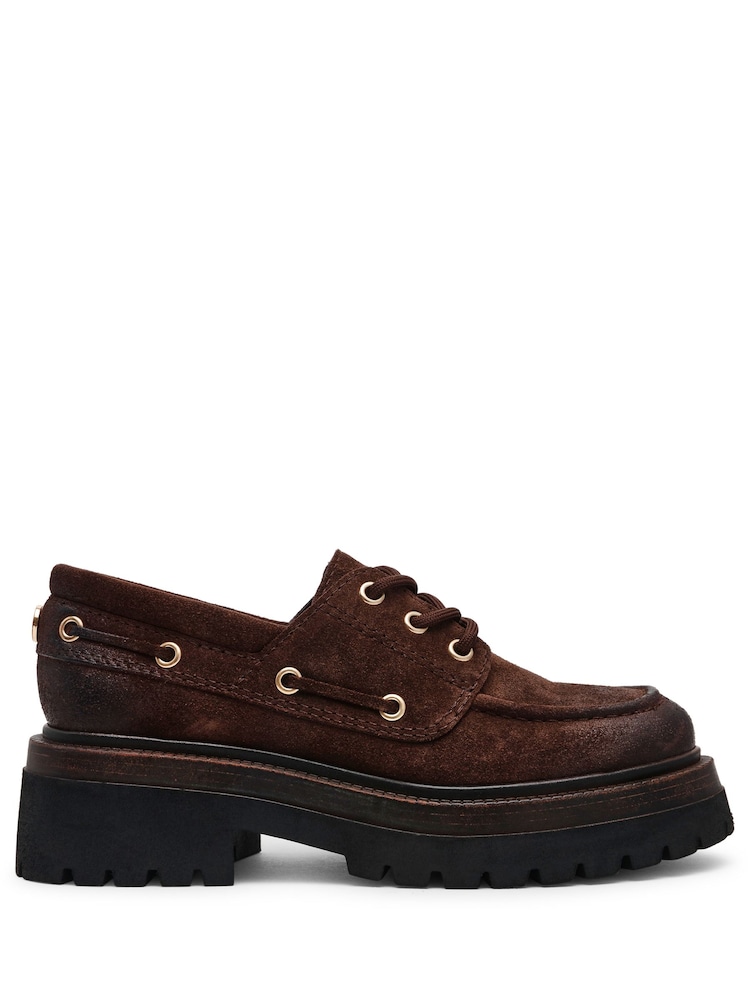 Steve Madden Detroit Suede Brown Loafers - Image 1 of 6