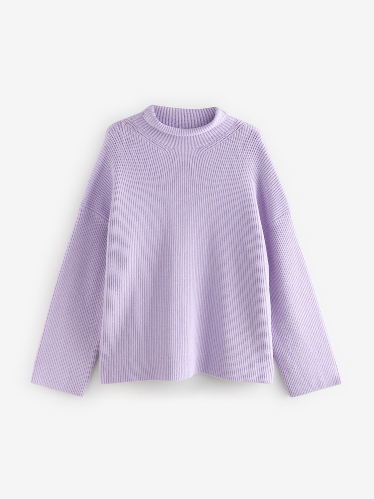 Purple Full Sleeves Roll Neck Jumper - Image 1 of 1