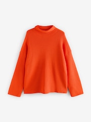 Orange Full Sleeves Roll Neck Jumper - Image 1 of 1