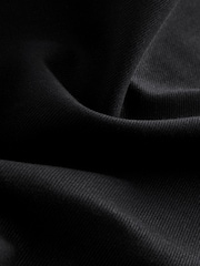 Black Straight Fit Smart Brushed Cotton TENCEL™ Lyocell Blend Chinos With Belt - Image 8 of 10