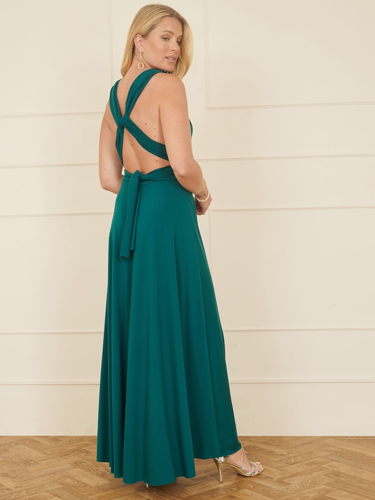 Buy Yumi Green Jersey Stretch Multiway Midi Dress from Next USA