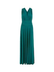 Yumi Green Jersey Stretch Multiway Midi Dress - Image 5 of 5
