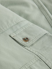 White Stuff Green Anabel Soft Barrel Cargo 100% Cotton Trousers - Image 7 of 7