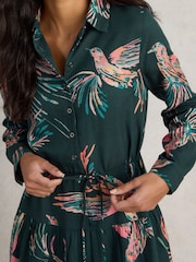 White Stuff Green Beatrice Shirt Dress - Image 3 of 6