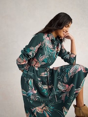 White Stuff Green Beatrice Shirt Dress - Image 4 of 6