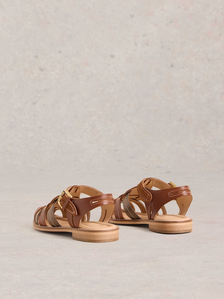 White Stuff Brown Zara Fisherman Sandals - Image 3 of 4