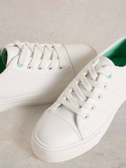 White Stuff Natural Pippa Flatform Trainers - Image 4 of 4