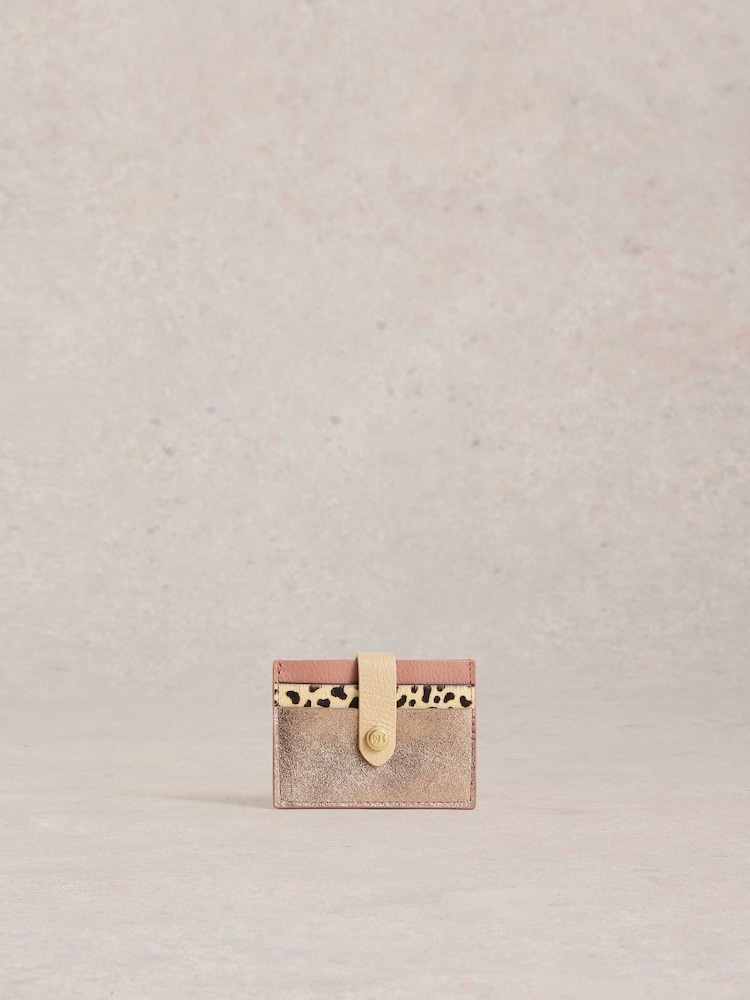 White Stuff Pink Cari Card Holder - Image 1 of 2