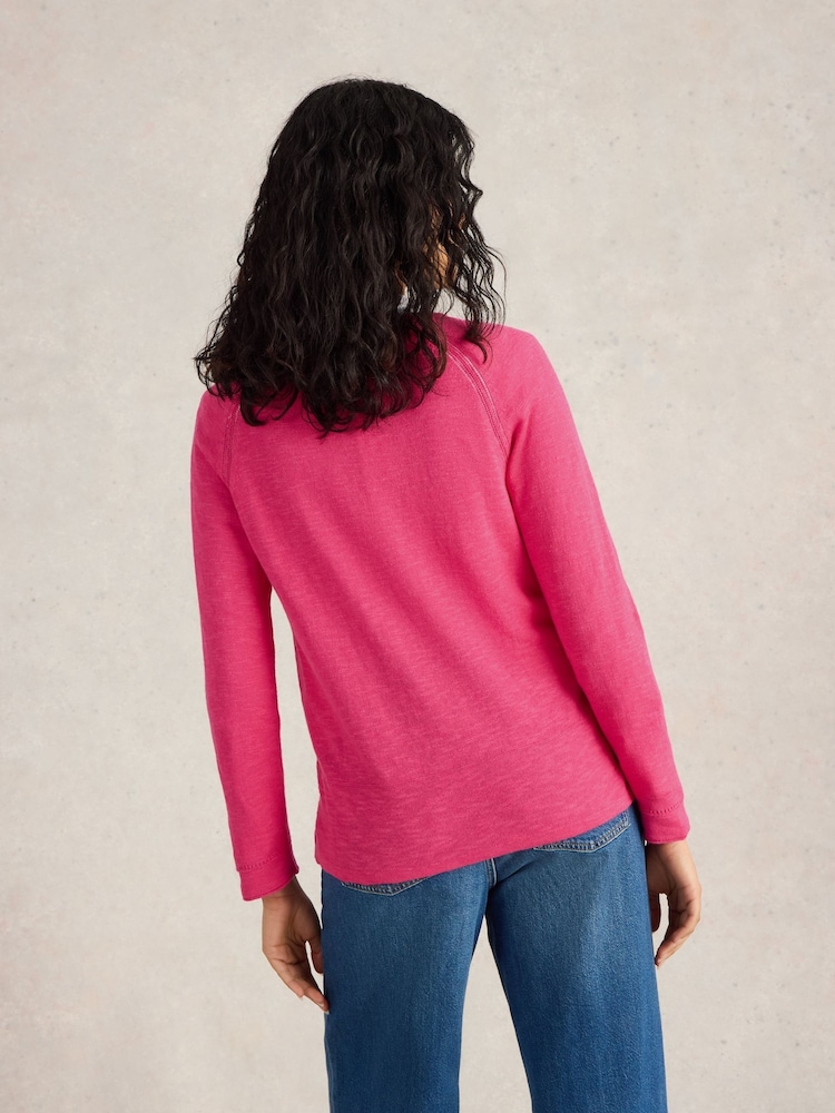 White Stuff Pink Naria Jumper - Image 2 of 6