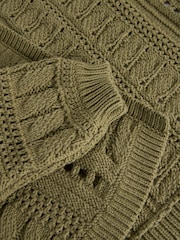White Stuff Green Casey Crochet Cardigan - Image 6 of 6