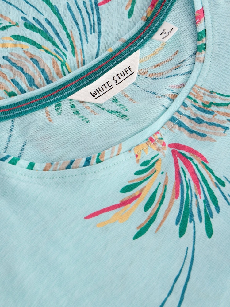 Azul - White Stuff 100% Cotton Abbie T-Shirt - Imagen 6 de 6