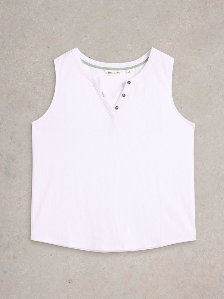 White Stuff White 100% Cotton Lola Vest - Image 5 of 6