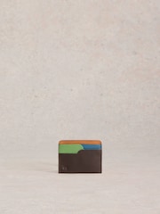 White Stuff Brown Rufus Leather Card Holder - Image 1 of 2