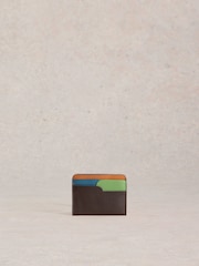 White Stuff Brown Rufus Leather Card Holder - Image 2 of 2
