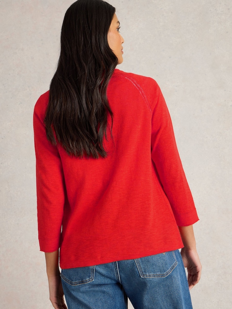 White Stuff Orange Naria Cardigan - Image 2 of 6
