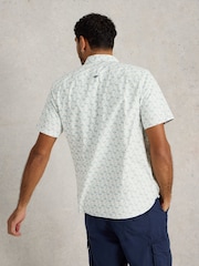 White Stuff White Salcombe Koi Printed Shirt - Image 2 of 6