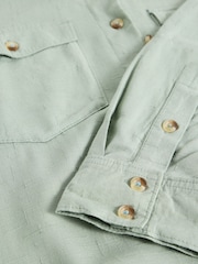 White Stuff Green Misha Utility Shirt - Image 6 of 6