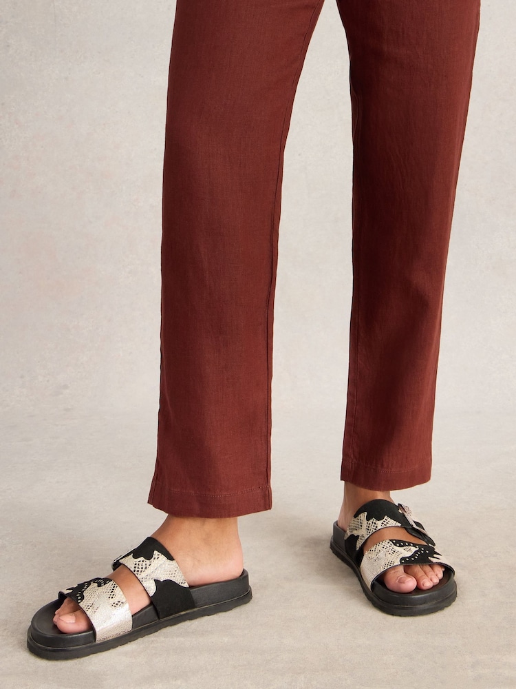 White Stuff Black Whitney Western Sliders - Image 1 of 5