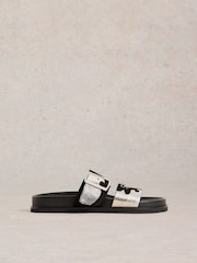 White Stuff Black Whitney Western Sliders - Image 2 of 5
