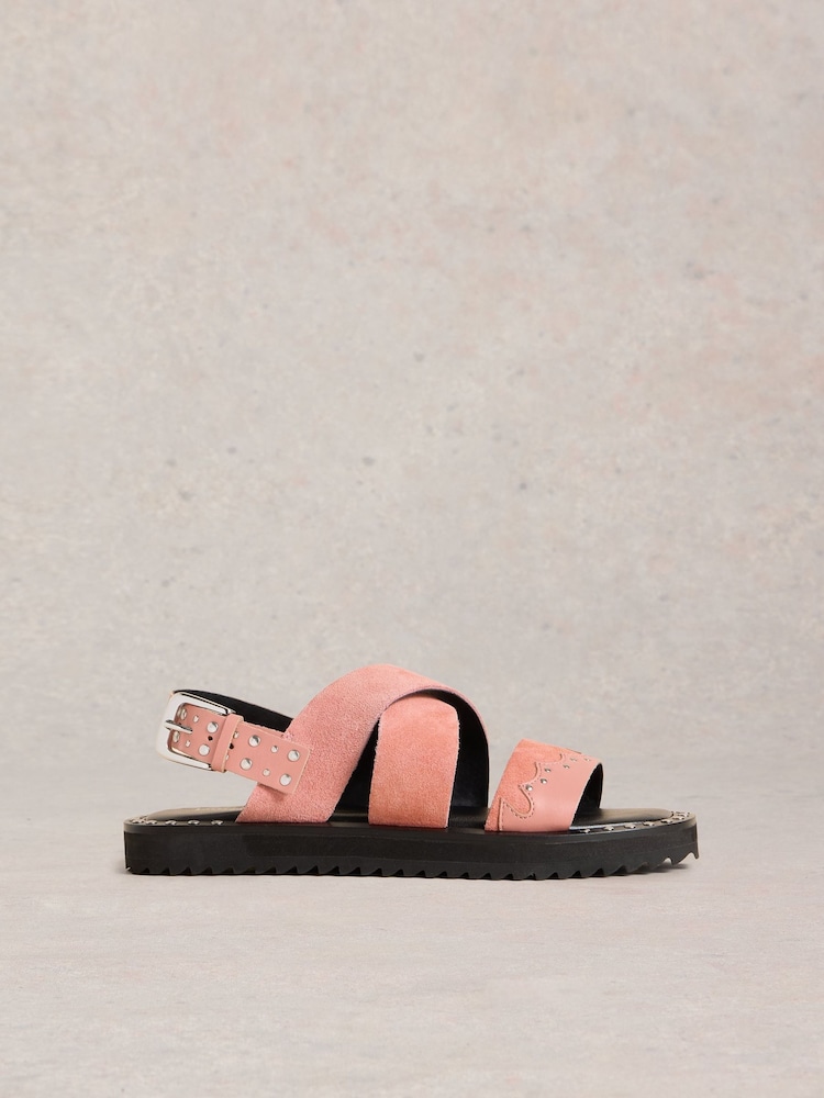 White Stuff Pink Dolly Western Sandals - Image 1 of 4 White Stuff Pink Dolly Western Sandals - Image 1 of 4