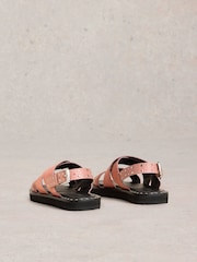White Stuff Pink Dolly Western Sandals - Image 3 of 4
