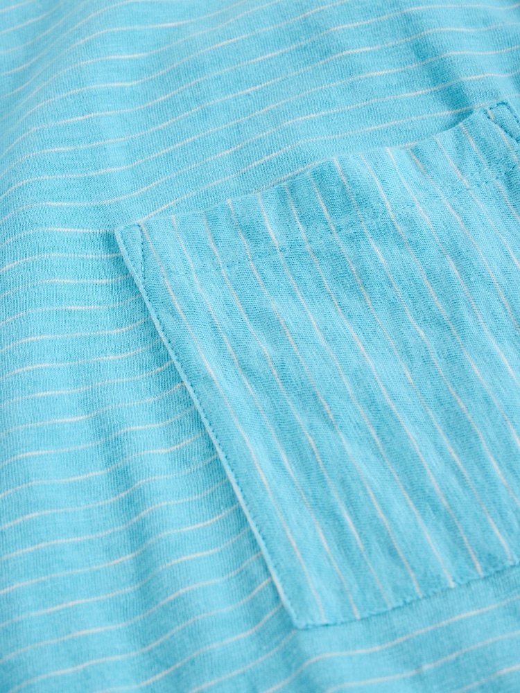 White Stuff Suffolk Stripe Short Sleeve 100% Organic Cotton T-Shirt - Image 6 of 6