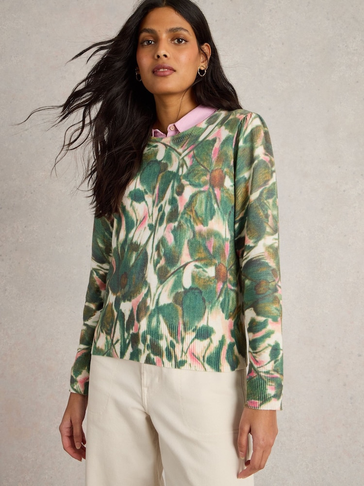 White Stuff Green Rosie Jumper - Image 1 of 2