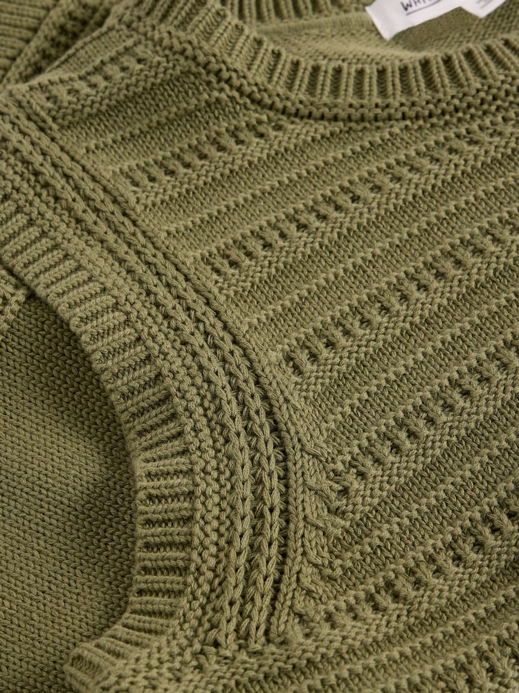 White Stuff Green Stitchy Tank - Image 6 of 6