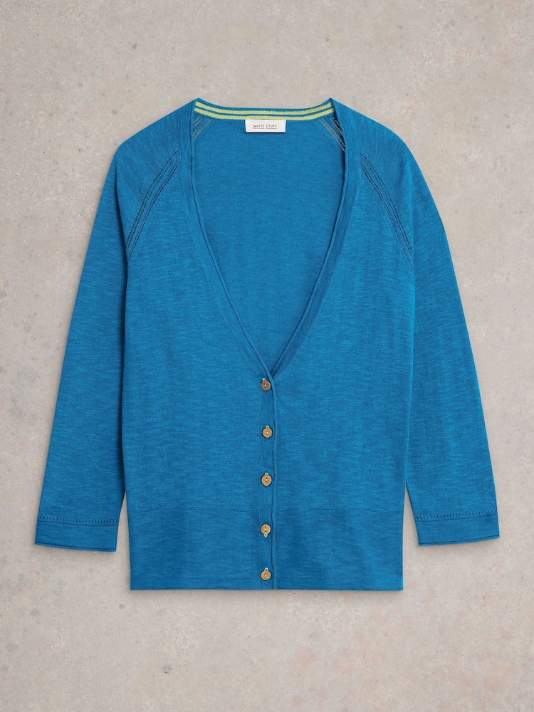 White Stuff Blue Naria Cardigan - Image 5 of 6