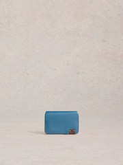White Stuff Green Drew Leather Card Holder - Image 1 of 4