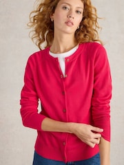 White Stuff Pink Lulu Cardigan - Image 1 of 6