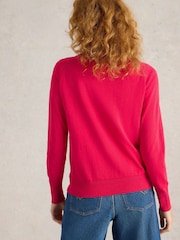 White Stuff Pink Lulu Cardigan - Image 2 of 6