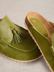 White Stuff Green Mabel Slip-On Footbed Shoes - Image 4 of 4