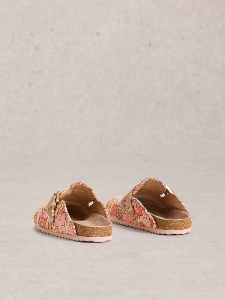 White Stuff Pink Myrtle Slip-On Footbed Shoes - Image 3 of 4