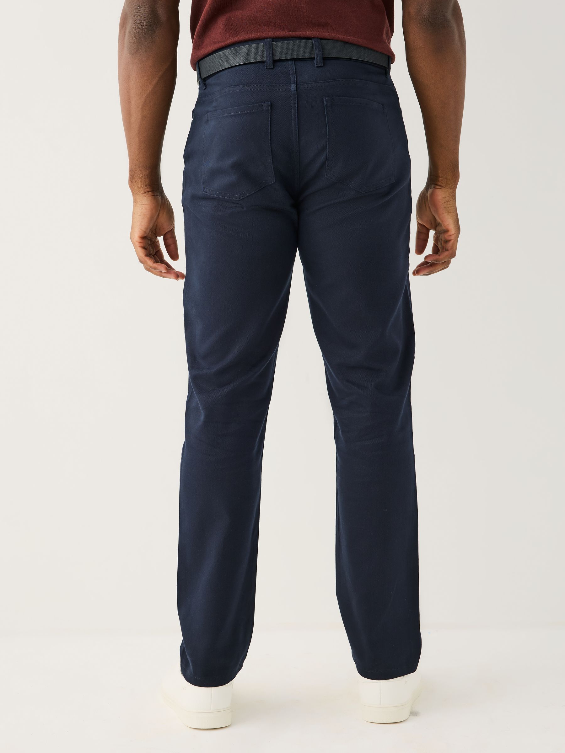 Buy Navy Blue Muscle Fit Smart Brushed Cotton TENCEL™ Lyocell