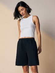 Black Essential Jort Bottom Shorts - Image 3 of 8