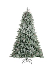 Everlands Green Windham Spruce Frosted 7ft Christmas Tree - Image 2 of 5