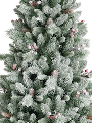 Everlands Green Windham Spruce Frosted 7ft Christmas Tree - Image 4 of 5
