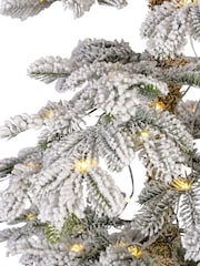Everlands Green Alpine Fir 6ft Pre Lit Snowy Christmas Tree - Image 4 of 6