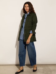 Baukjen Blue Nixi Stretch Denim Barrel Jeans - Image 1 of 4