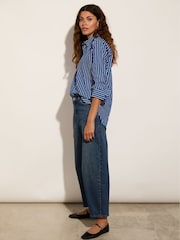 Baukjen Blue Nixi Stretch Denim Barrel Jeans - Image 3 of 4