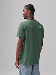 The North Face Green Mens Simple Dome T-Shirt - Image 3 of 7